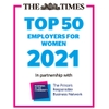 《泰晤士报》2021年最适合女性的50大雇主